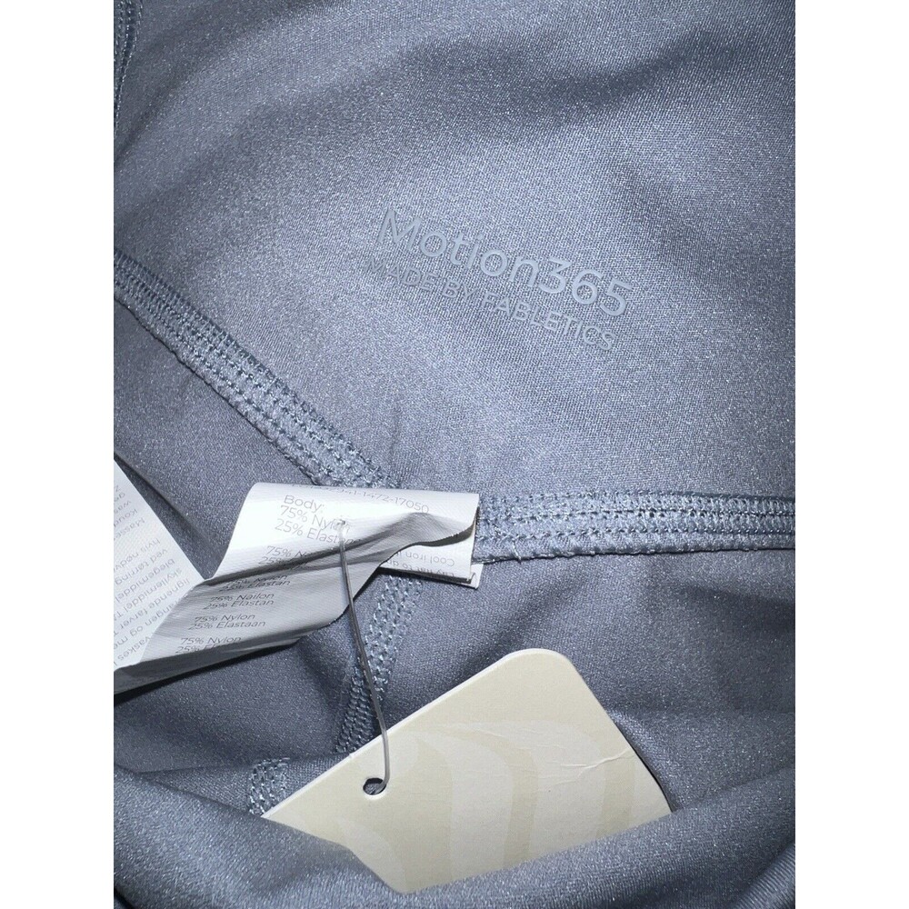 Fabletics Trinity Motion 365 Leggings Womens L High Waist Pocket Raincloud New - Picture 6 of 9